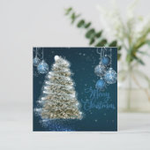 Flat Holiday Card Feiertagskarte (Stehend Vorderseite)