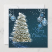 Flat Holiday Card Feiertagskarte (Vorderseite)