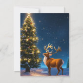 Flat Holiday Card Feiertagskarte (Rückseite)