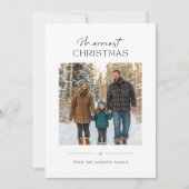 Flat Holiday Card Feiertagskarte (Vorderseite)