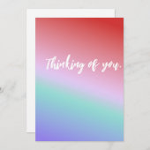 Flat Holiday Card Feiertagskarte (Vorne/Hinten)