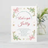 Flat Holiday Card Feiertagskarte (Stehend Vorderseite)