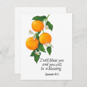 Flat Holiday Card Feiertagskarte (Vorne/Hinten)