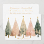 Flat Holiday Card Feiertagskarte (Vorne/Hinten)