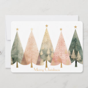 Flat Holiday Card Feiertagskarte