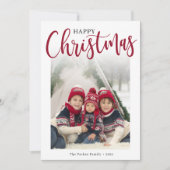 Flat Holiday Card Feiertagskarte (Vorderseite)