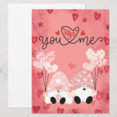 Flat Holiday Card Feiertagskarte (Vorne/Hinten)