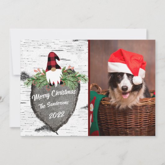 Flat Holiday Card Feiertagskarte (Vorderseite)