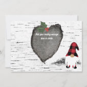 Flat Holiday Card Feiertagskarte (Rückseite)