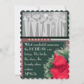 Flat Holiday Card Feiertagskarte (Vorderseite)