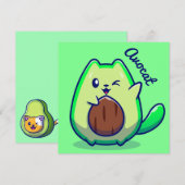 Flat Holiday Card Feiertagskarte (Vorne/Hinten)