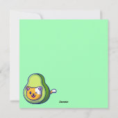 Flat Holiday Card Feiertagskarte (Rückseite)