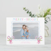 Flat Holiday Card Feiertagskarte (Stehend Vorderseite)