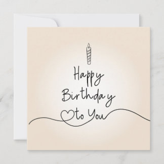 Flat Holiday Card Feiertagskarte