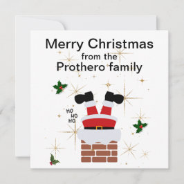 Flat Holiday Card Feiertagskarte