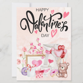 Flat Holiday Card Feiertagskarte