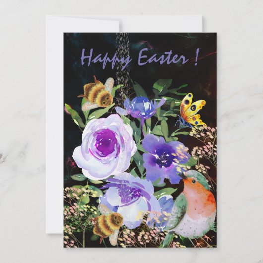 Flat Holiday Card Feiertagskarte (Vorderseite)