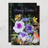 Flat Holiday Card Feiertagskarte (Vorne/Hinten)