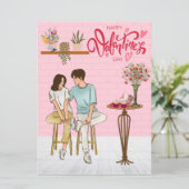 Flat Holiday Card Feiertagskarte (Stehend Vorderseite)