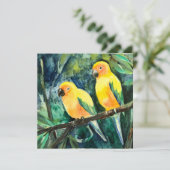 Flat Holiday Card Feiertagskarte (Stehend Vorderseite)