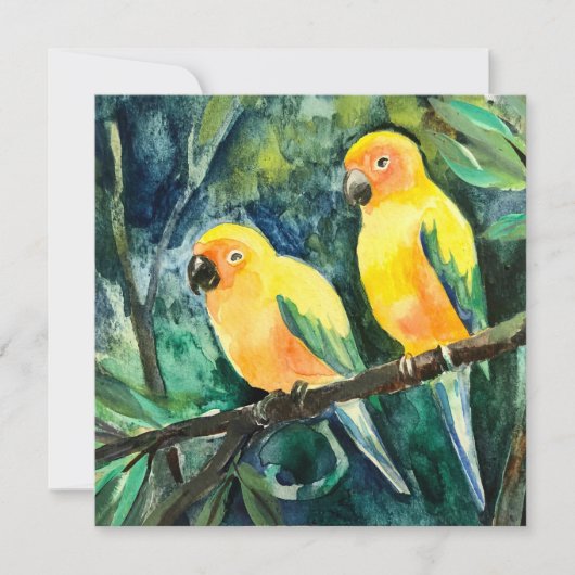 Flat Holiday Card Feiertagskarte (Vorderseite)