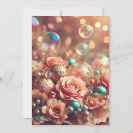 Flat Holiday Card Feiertagskarte