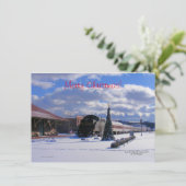 Flat Holiday Card Feiertagskarte (Stehend Vorderseite)