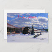 Flat Holiday Card Feiertagskarte (Vorne/Hinten)