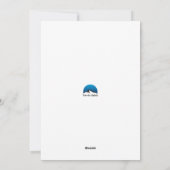Flat Holiday Card Feiertagskarte (Rückseite)