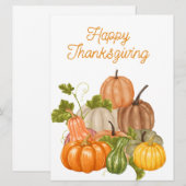 Flat Holiday Card Feiertagskarte (Vorne/Hinten)