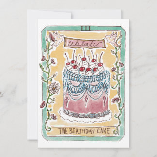 Flat Holiday Card Feiertagskarte