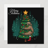 Flat Holiday Card Feiertagskarte (Vorne/Hinten)