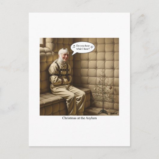 Flat Holiday Card Feiertagspostkarte (Vorderseite)