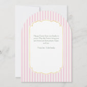 Flat Holiday Card "Happy Easter" . Einladung (Rückseite)