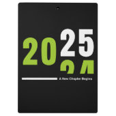 Flat Holiday Card Klemmbrett (Rückseite)