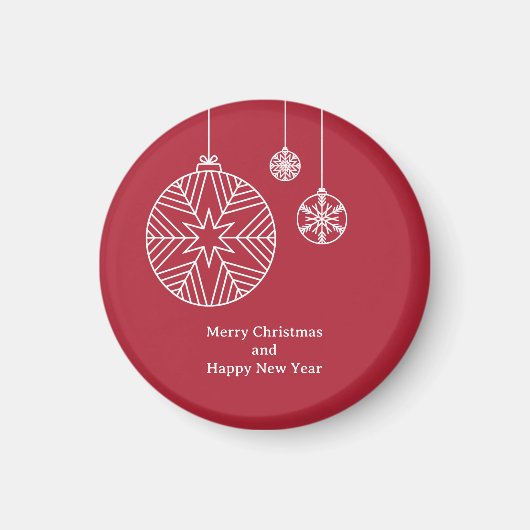 Flat Holiday Card Magnet (Vorne)