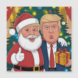 Flat Holiday Card Magnetkarte