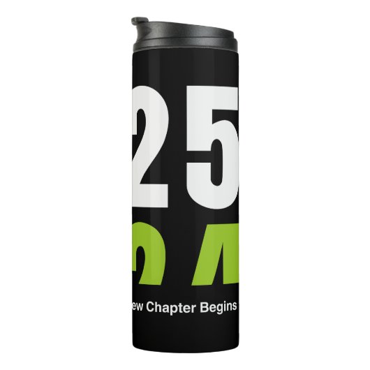 Flat Holiday Card Thermosbecher (Nach rechts gedreht)