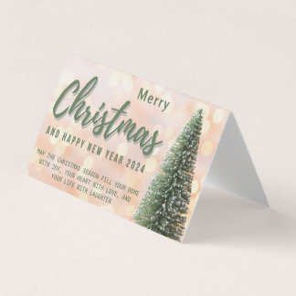 Flat Holiday Card Visitenkarten