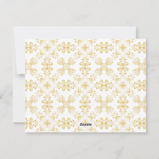 Flat Holiday Cards Feiertagskarte (Rückseite)