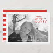 Flat Holiday Foto Weihnachten Kinderfreude auf der (Vorne/Hinten)