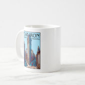Flat Iron Gebäude New York City Kaffeetasse (Vorderseite Links)
