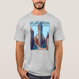 Flat Iron Gebäude New York City T-Shirt