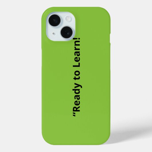 Flat Lime Green Background – School Texture Case-Mate iPhone Hülle (Rückseite)