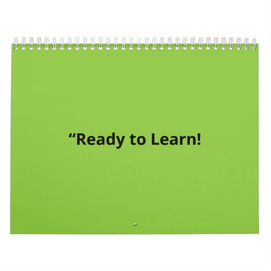 Flat Lime Green Background – School Texture Kalender (Titelbild)