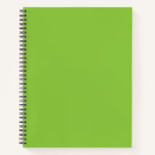 Flat Lime Green Background – School Texture Notizblock (Vorderseite)