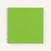 Flat Lime Green Background – School Texture Notizblock (Vorderseite)