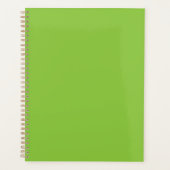 Flat Lime Green Background – School Texture Planer (Vorderseite)