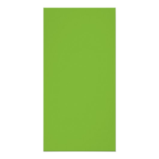 Flat Lime Green Background – School Texture Poster (Vorderseite)