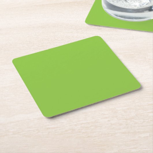 Flat Lime Green Background – School Texture Untersetzer (angewinkelt)